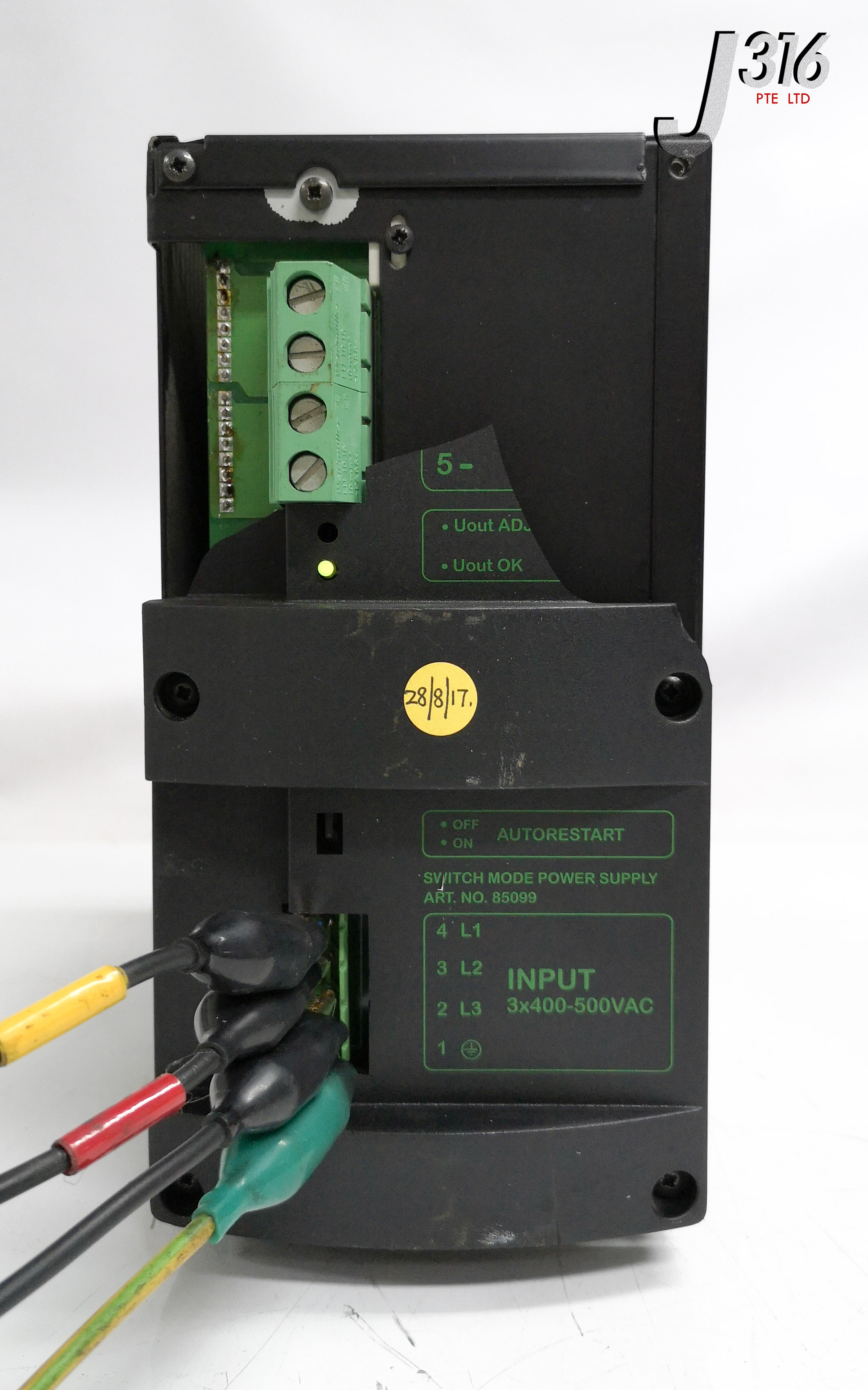 20721 MURR ELEKTRONIK SWITCH MODE POWER SUPPLY, P/N: 85099 MCS40